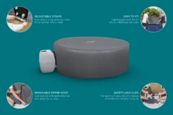 Lay-z Spa Lay-Z-Spa® EnergySense™ - 196cm Round Thermal Hot Tub Cover -Lay-z spa Shop 03Features2 ac0d7276 8d8c 4d16 b206 92dcdc884526