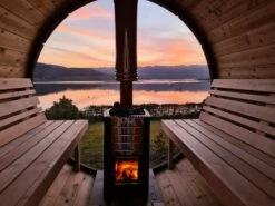 Outdoor Terrace 160 - 2 To 4 Person Barrel Sauna -Lay-z spa Shop 177257536 310841627275402 2074389841223925067 n