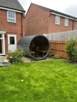 Outdoor Terrace 160 - 2 To 4 Person Barrel Sauna -Lay-z spa Shop 195052656 338349444524620 1384577201443531653 n