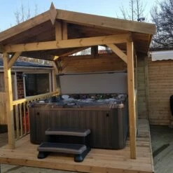 Jacuzzi® J235™ - 5-6 Person Hot Tub With Gazebo Package -Lay-z spa Shop 4