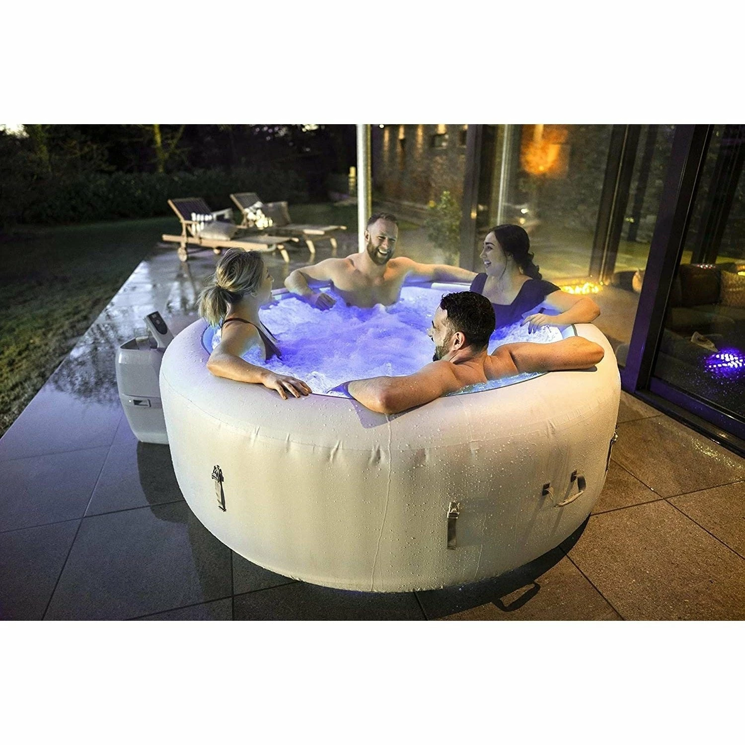 Lay-z Spa Lay-Z-Spa® AirJet Paris - 6 Person Inflatable Hot Tub 9 Lay-z Spa Lay-Z-Spa® AirJet Paris - 6 Person Inflatable Hot Tub - Image 9