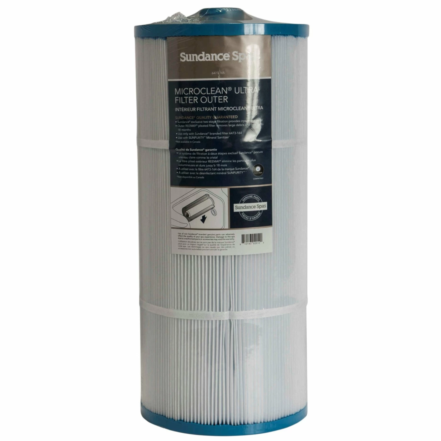 Sundance® Spas Microclean® 880/980 Series Ultra Hot Tub Filter Outer - 6473-165S 1 Sundance® Spas Microclean® 880/980 Series Ultra Hot Tub Filter Outer - 6473-165S