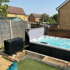 Aquark® Mr Silence 9kW Air Source Heat Pump For Hot Tub/Swim Spa/Pool -Lay-z spa Shop AquarkASHP3Square