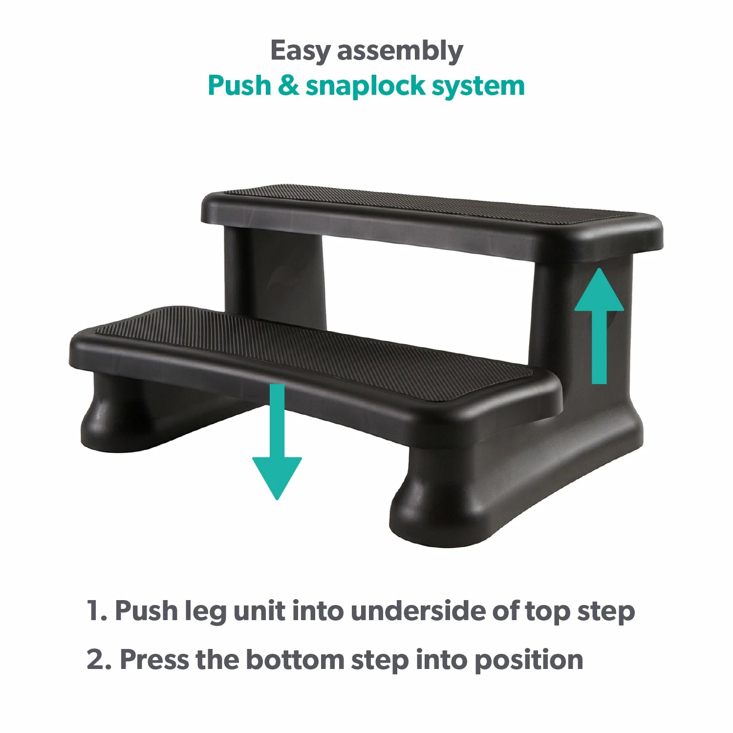 Smart Dual Riser Hot Tub Steps 3 Smart Dual Riser Hot Tub Steps - Image 3