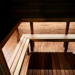 Hekla Cube 210 - 4 Person Outdoor Sauna -Lay-z spa Shop CubeSauna 48