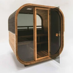 Hekla Cube 210 - 4 Person Outdoor Sauna -Lay-z spa Shop CubeSauna 52 51eec1d2 6570 4742 b428 1d2cd245da71