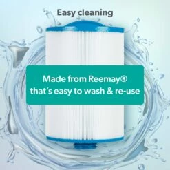 HTF0245/PWW50 50sq Ft Hot Tub Filter - Jacuzzi Lodge S & L, Paradise, Retreat, Look, Mist & Haze -Lay-z spa Shop Easy Cleaning HTF0245