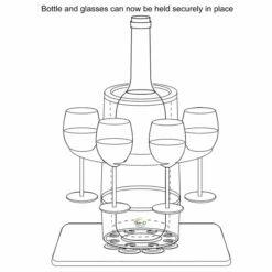 Hot Tub Party Grip 'O' Wine Cooler -Lay-z spa Shop Grip o cooler 3