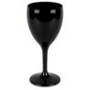Hot Tub Safe Black Wine Glass
