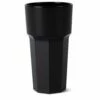 Hot Tub Safe Large Black Tumbler Glass