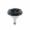 Arctic Spas® 3" Screw-In Tri-Face Single Pulse Jet In Black/Clear - JET-117161