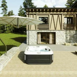 Jacuzzi® J315IP™ - 3 Person Hot Tub With 1 Lounger -Lay-z spa Shop JHT J315 Lifestyle SmokedEbony 2000x1414 2b17cc55 2470 4217 ada3 c89302f25339square