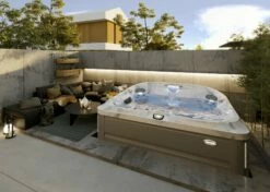 Jacuzzi® J485IP™ - 7 Person Hot Tub -Lay-z spa Shop JHT J485 Lifestyle BrushedGray 2000x1429 26149e9f 69f3 4346 a0dc f1627567c50e