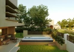 Jacuzzi® PowerPro™ J-19™ - 19ft Swim Spa -Lay-z spa Shop JSS J19 SmokedEbony Lifestyle V3 3000x2143 72120de5 e3b6 443c 89e8 135869b7a087