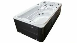 Jacuzzi® PowerActive™ J-16™ - 16ft Swim Spa -Lay-z spa Shop JSS PowerActive J16 Platinum SmokedEbony IsoLeftCorner2 WhiteBackground 3000x1688 404635ed 94aa 4129 bc0b 01c53336c2a4