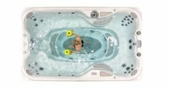 Jacuzzi® PowerPlay™ J-13™ - 13ft Swim Spa -Lay-z spa Shop JSS PowerPlay J13 Platinum ModernHardwood Filled OHIso Excercise HydroBalls WhiteBackground 3000x1582 7ac7618e 5e00 4b89 ad4a e789148ab48a