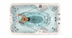 Jacuzzi® PowerPlay™ J-13™ - 13ft Swim Spa -Lay-z spa Shop JSS PowerPlay J13 Platinum ModernHardwood Filled OHIso Excercise RowingKit WhiteBackground 3000x1582 95092529 07af 449e bc98 5d7a3f6f6f77