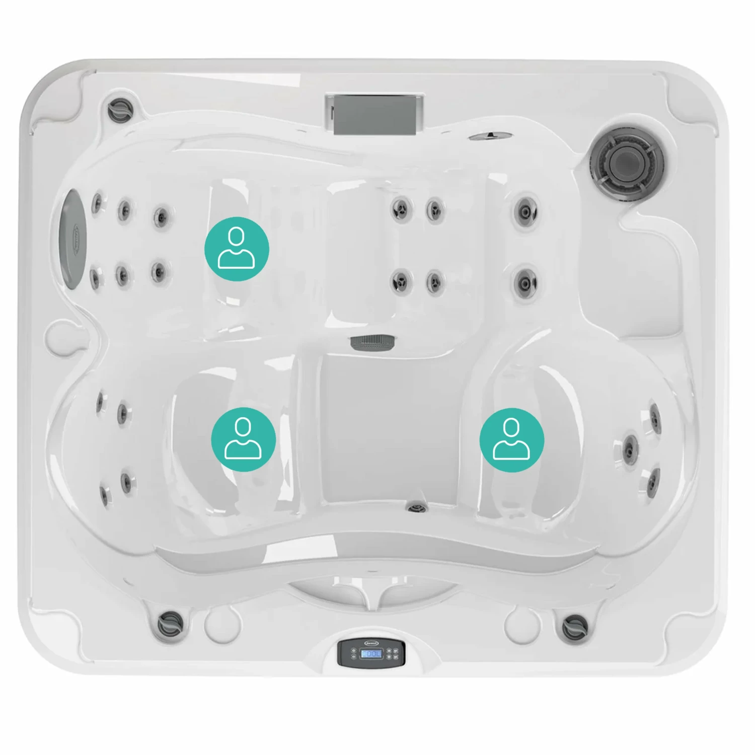 Jacuzzi® J215™ - 2-3 Person Hot Tub With 1 Lounger 4 Jacuzzi® J215™ - 2-3 Person Hot Tub With 1 Lounger - Image 4