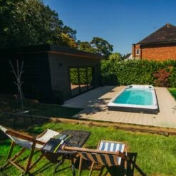 Jacuzzi® PowerPro™ J-19™ - 19ft Swim Spa -Lay-z spa Shop Jacuzzi Powerpro J 19 SwimSpa square 3