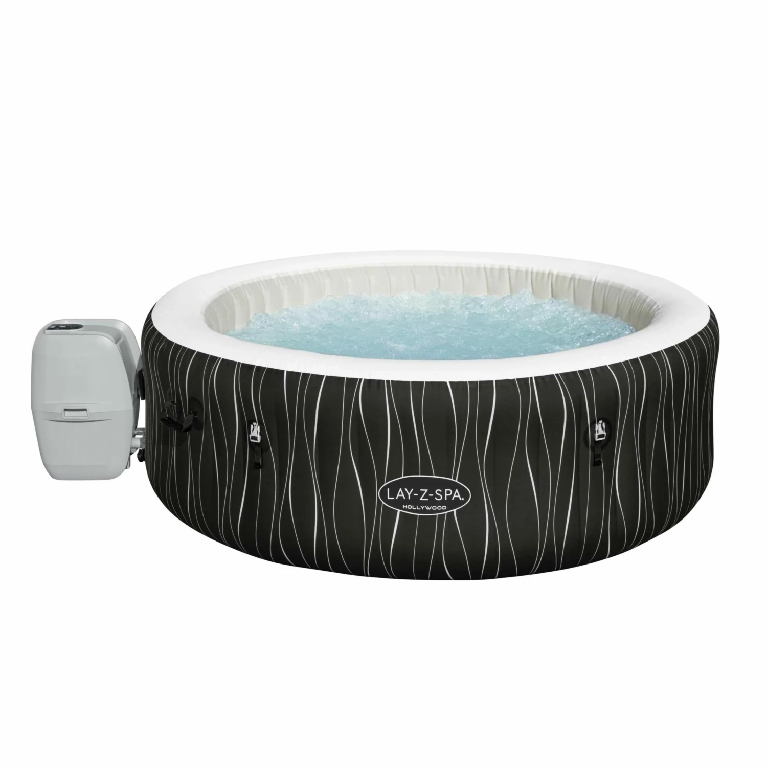 Lay-z Spa Lay-Z-Spa® AirJet Hollywood - 6 Person Inflatable Hot Tub 1 Lay-z Spa Lay-Z-Spa® AirJet Hollywood - 6 Person Inflatable Hot Tub
