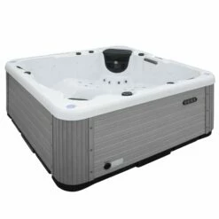 Outdoor Mist - 5 Person Hot Tub With 2 Loungers -Lay-z spa Shop Mist Side new