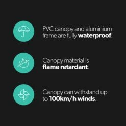 Bespoke Velarium Metal Hot Tub Gazebo With Waterproof Retracting Canopy Roof -Lay-z spa Shop OL 0822 velarium EM 4