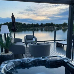 Bespoke Velarium Metal Hot Tub Gazebo With Waterproof Retracting Canopy Roof -Lay-z spa Shop OutdoorHaze VelariumGazebo2Square 111af573 73cb 4905 9e86 ab1fca1df3e1