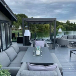 Bespoke Velarium Metal Hot Tub Gazebo With Waterproof Retracting Canopy Roof -Lay-z spa Shop OutdoorHaze VelariumGazebo5Square f7c79eda 405f 4a92 aff4 297d96696f90