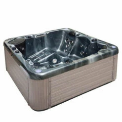 Outdoor Mist - 5 Person Hot Tub With 2 Loungers -Lay-z spa Shop OutdoorMistBlackSquare
