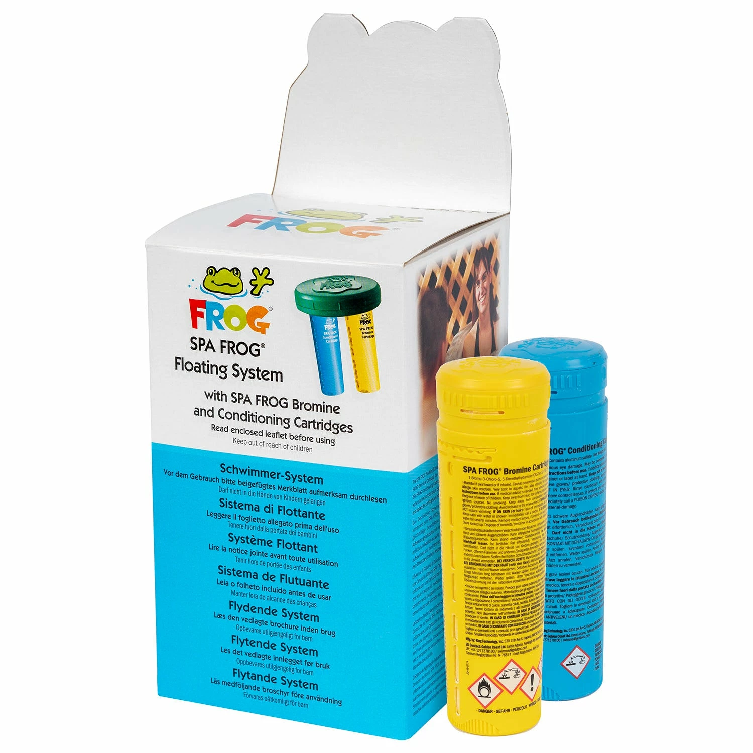 Spa Frog Hot Tub Bromine/Water Conditioning Floating System 1 Spa Frog Hot Tub Bromine/Water Conditioning Floating System