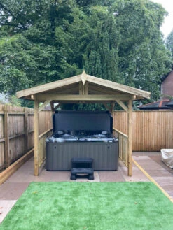 Jacuzzi® J235™ - 5-6 Person Hot Tub With Gazebo Package -Lay-z spa Shop Torriero1