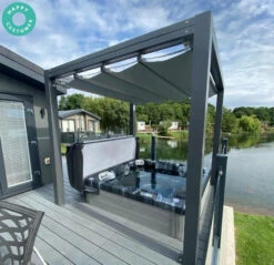 Outdoor Haze - 6 Person Hot Tub With 1 Lounger -Lay-z spa Shop VelariumGazebowithOutdoorHazeHC 6624be00 3114 4a6a a02d 3e26c7d008a9