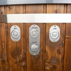 Outdoor Elite - 4 To 6 Person Wood Fired Hot Tub -Lay-z spa Shop WoodFireHotTub 10