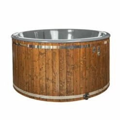 Outdoor Elite - 4 To 6 Person Wood Fired Hot Tub -Lay-z spa Shop WoodFireHotTub 9