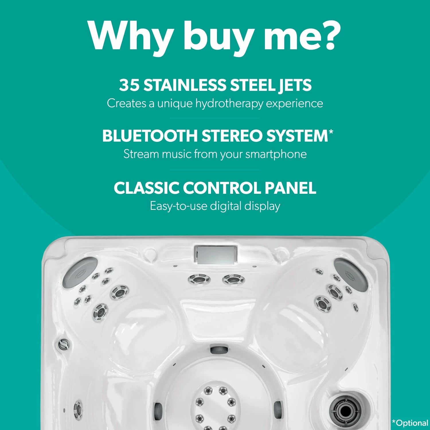 Jacuzzi® J245™ / J245IP™ - 7 Person Hot Tub 2 Jacuzzi® J245™ / J245IP™ - 7 Person Hot Tub - Image 2